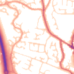 Daytime road noise heatmap for BN27 3WF