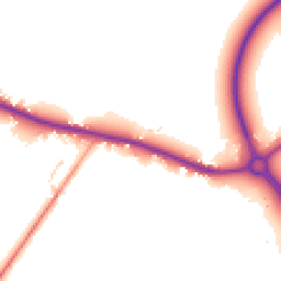 Daytime road noise heatmap for BN27 4AZ