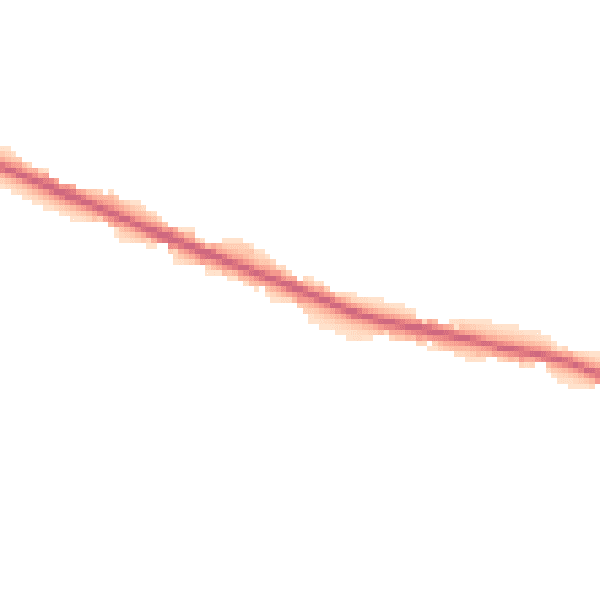 Night-time road noise heatmap for BN27 4BQ