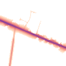 Daytime road noise heatmap for BN27 4BS