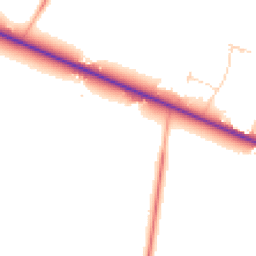 Daytime road noise heatmap for BN27 4BU