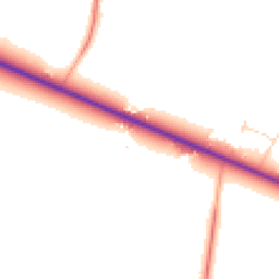 Daytime road noise heatmap for BN27 4BZ