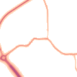Night-time road noise heatmap for BN27 4DJ