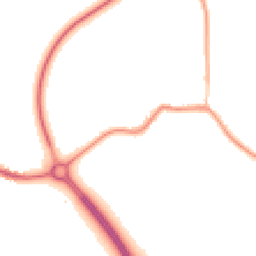 Night-time road noise heatmap for BN27 4DN