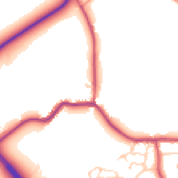 Daytime road noise heatmap for BN27 4EH