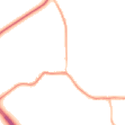 Night-time road noise heatmap for BN27 4EH