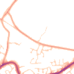Daytime road noise heatmap for BN27 4EW