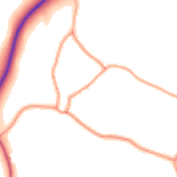 Daytime road noise heatmap for BN27 4EY