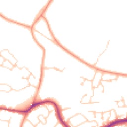 Daytime road noise heatmap for BN27 4FD