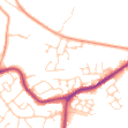 Daytime road noise heatmap for BN27 4FP