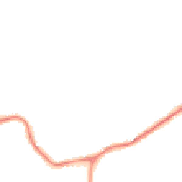 Night-time road noise heatmap for BN27 4FQ