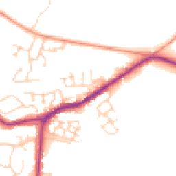 Daytime road noise heatmap for BN27 4FX