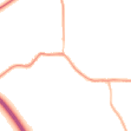 Night-time road noise heatmap for BN27 4GD