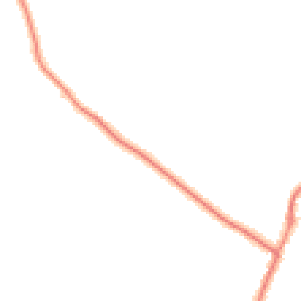 Daytime road noise heatmap for BN27 4JL