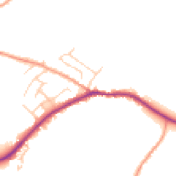 Daytime road noise heatmap for BN27 4NG