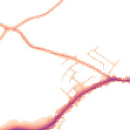 Daytime road noise heatmap for BN27 4PU
