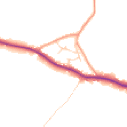 Daytime road noise heatmap for BN27 4RT