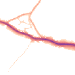 Daytime road noise heatmap for BN27 4RX