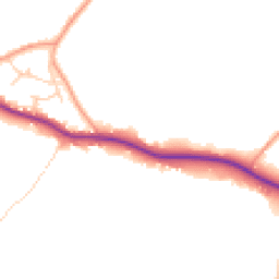 Daytime road noise heatmap for BN27 4RY