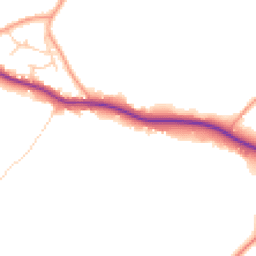 Daytime road noise heatmap for BN27 4RZ