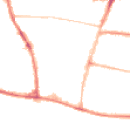 Night-time road noise heatmap for BN41 1AE