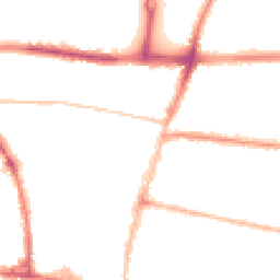 Night-time road noise heatmap for BN41 1BA