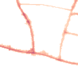 Night-time road noise heatmap for BN41 1DD
