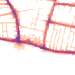 Daytime road noise heatmap for BN41 1DG