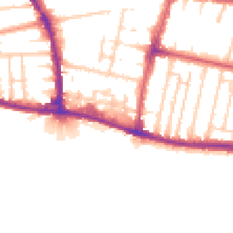 Daytime road noise heatmap for BN41 1DU