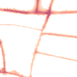 Night-time road noise heatmap for BN41 1GA