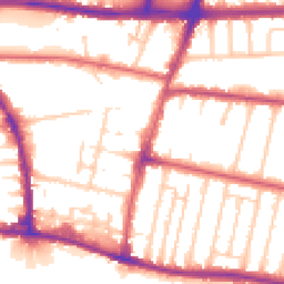 Daytime road noise heatmap for BN41 1GB