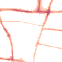 Night-time road noise heatmap for BN41 1GD