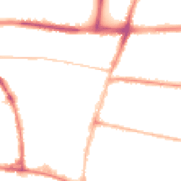 Night-time road noise heatmap for BN41 1GF