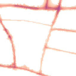 Night-time road noise heatmap for BN41 1GL