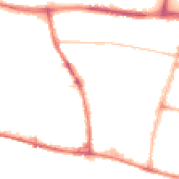 Night-time road noise heatmap for BN41 1GQ