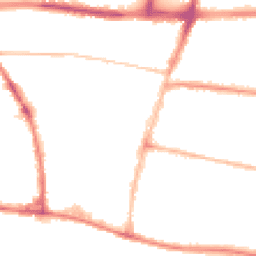 Night-time road noise heatmap for BN41 1HT