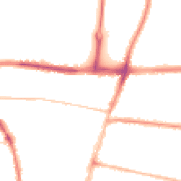 Night-time road noise heatmap for BN41 1XH