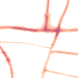 Night-time road noise heatmap for BN41 1XL