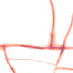 Night-time road noise heatmap for BN41 2DD