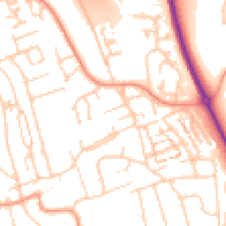 Daytime road noise heatmap for BN41 2HT