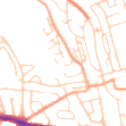 Daytime road noise heatmap for BN41 2PN