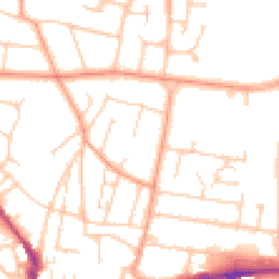 Daytime road noise heatmap for BN43 5AD
