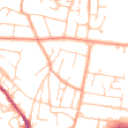 Daytime road noise heatmap for BN43 5AH