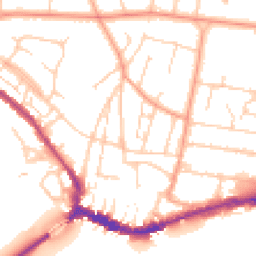 Daytime road noise heatmap for BN43 5AN