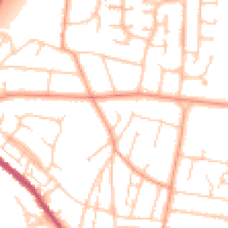 Daytime road noise heatmap for BN43 5AP