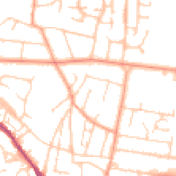 Daytime road noise heatmap for BN43 5AS