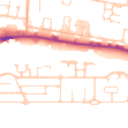 Daytime road noise heatmap for BN43 5BH