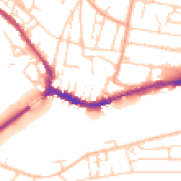 Daytime road noise heatmap for BN43 5DQ