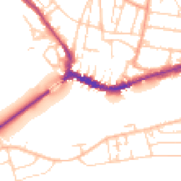 Daytime road noise heatmap for BN43 5DS