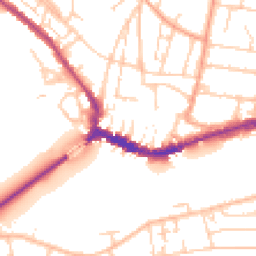 Daytime road noise heatmap for BN43 5DU